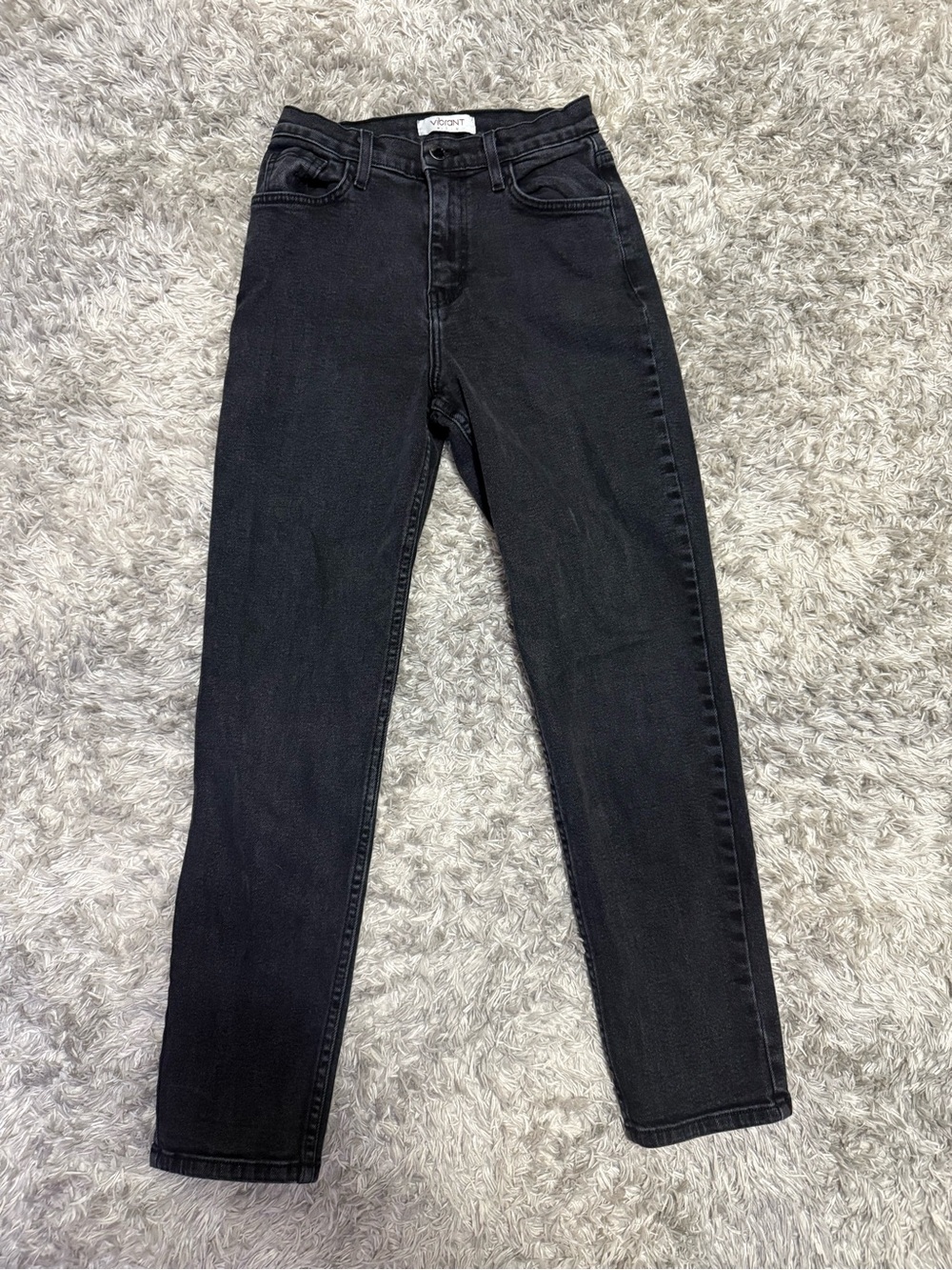 Vibrant Black High-Rise Women's Jeans
